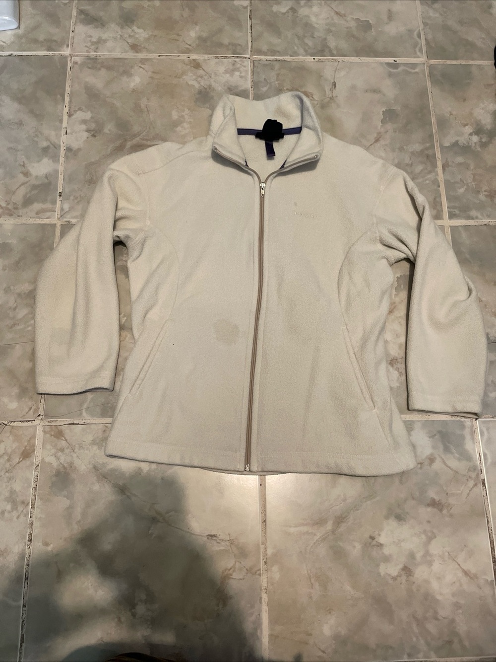 Patagonia Synchilla Pullover Women’s S/M Oatmeal Fleece Lightweight